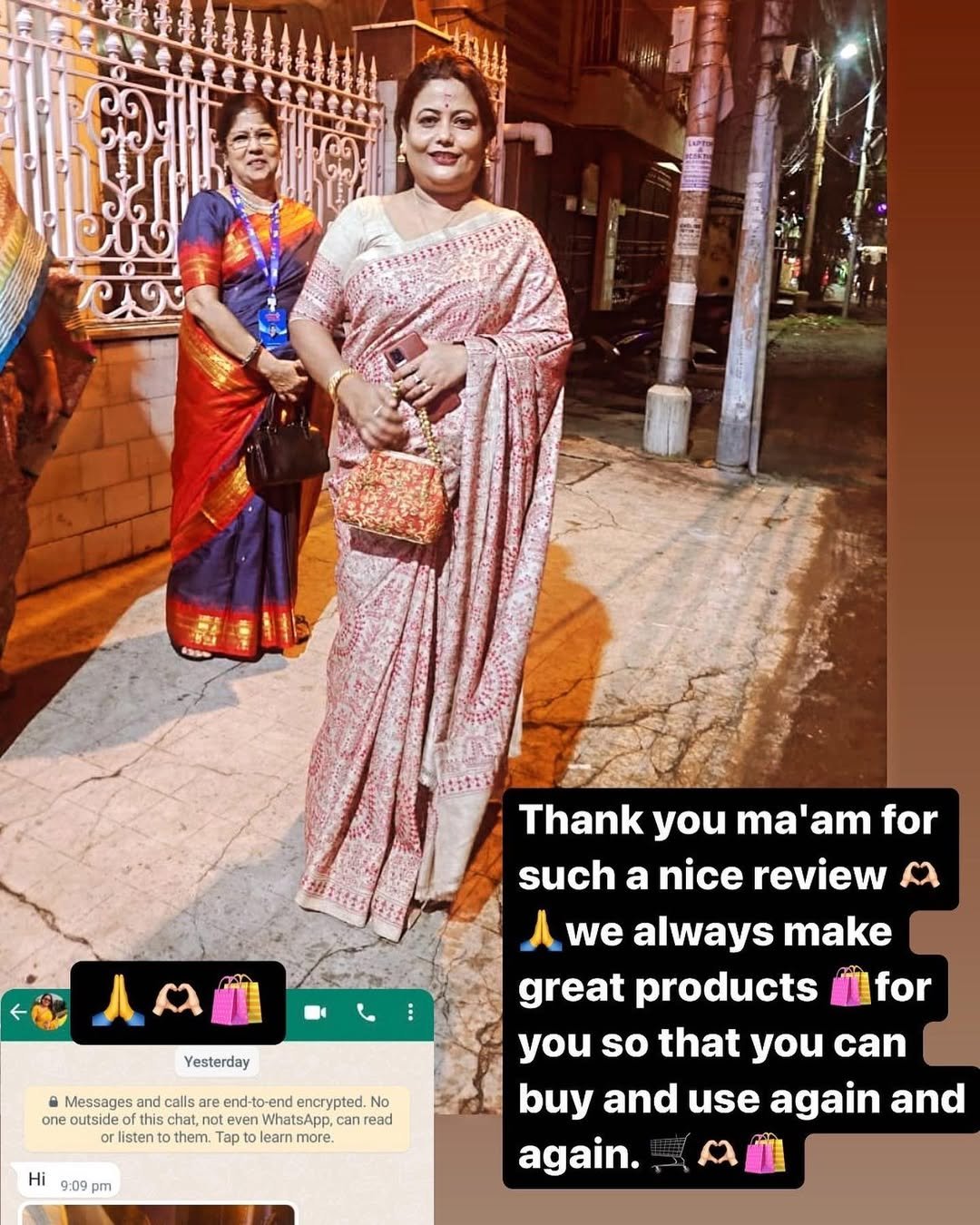 Thank you ma'am for such a nice review we always make great products for you so that you can buy and use again and again. 🫶 #trendingreels #explorepage #handstich #indianhandicrafts