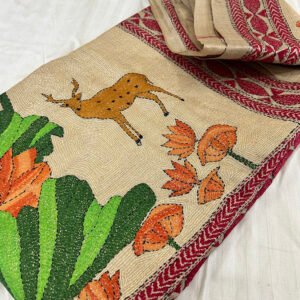 Premium 100% Vidarva Tussar with dye | S20