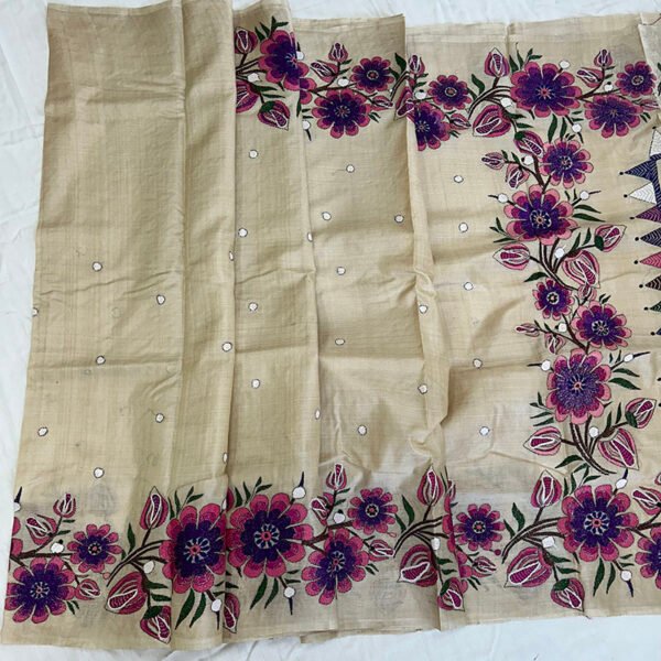 Premium 100% Gachi Tussar Saree | S21 - Image 2