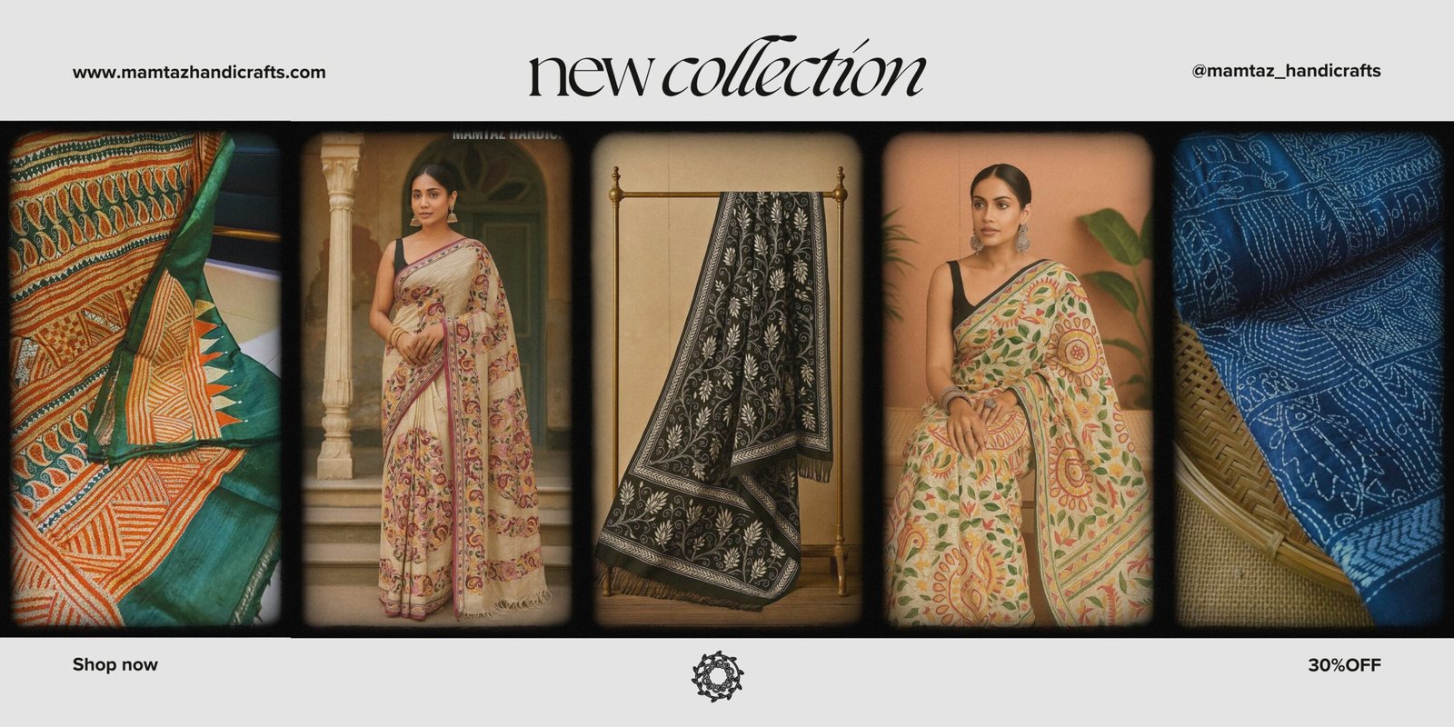 Beige Gray Aesthetic Photo Collage Shop New Collection Promotion Banner.png