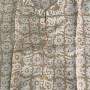 Hand Stitch Kurti – Elegant Semi Tussar | K11