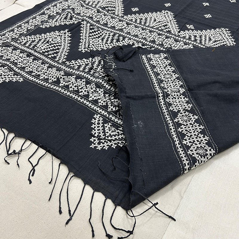 Elegant Khadi Cotton Saree | S32 5 Elegant Khadi Cotton Saree | S32 - Image 3