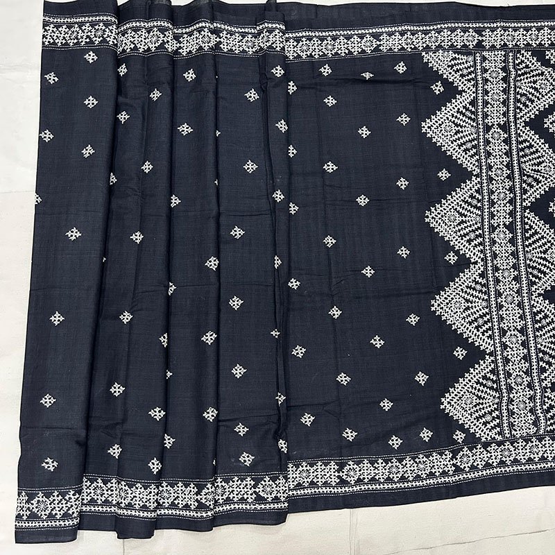 Elegant Khadi Cotton Saree | S32 4 Elegant Khadi Cotton Saree | S32 - Image 2