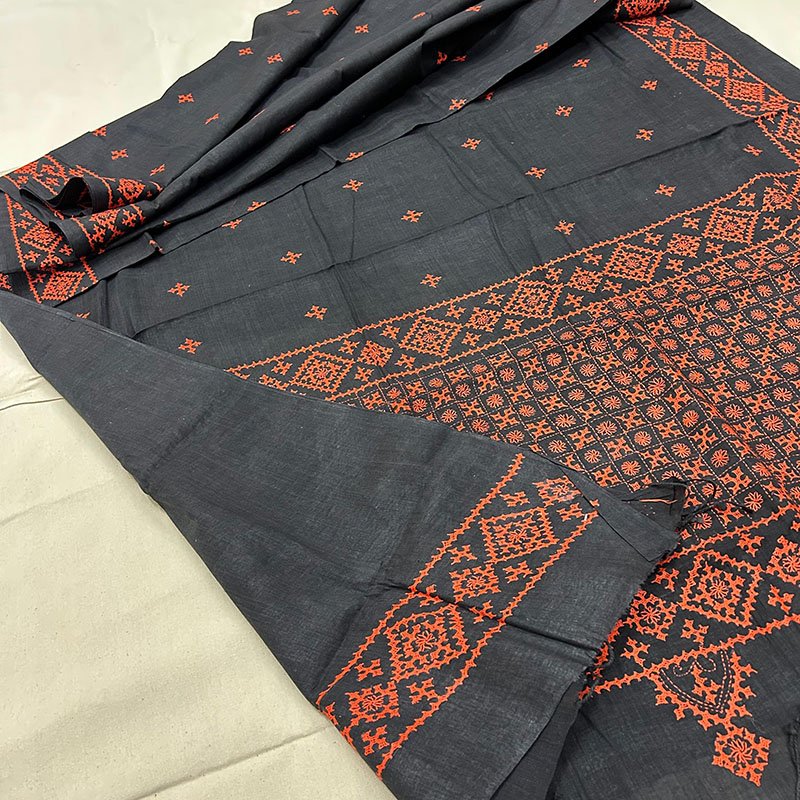 Khadi Cotton Saree - Elegant & Timeless | S34 1