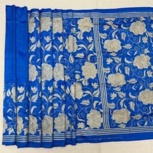 Bishnupuri Silk Kantha Stitch Saree |s57