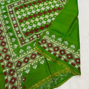 Elegant Bishnupuri Silk Saree – Diwali Special | s41