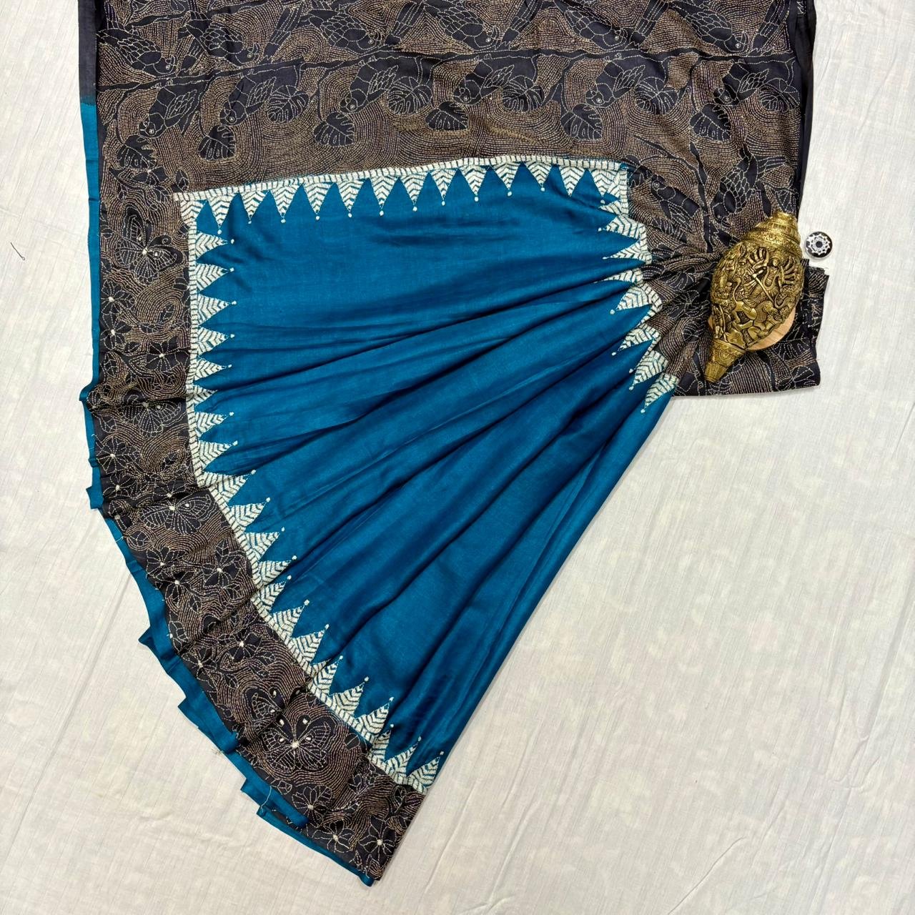 Tussar Dyed Winter Special Fabric | S66 4 Tussar Dyed Winter Special Fabric | S66 - Image 2