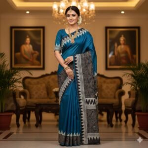 Tussar Dyed Winter Special Fabric | S66