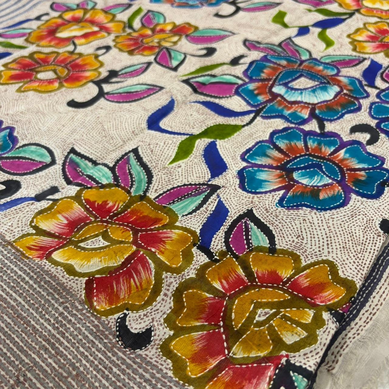 Elegant Bishnupuri Silk Saree | S74 2