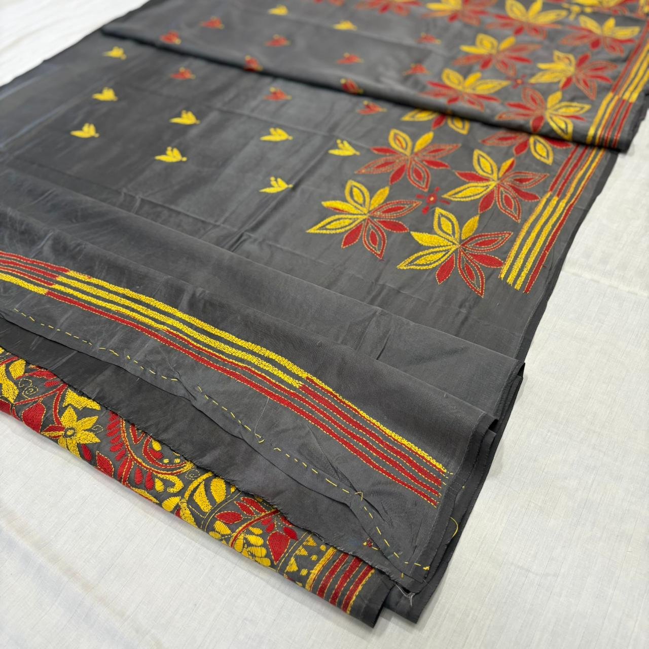 Semi Bangalore Silk Saree Material | S86 6 Semi Bangalore Silk Saree Material | S86 - Image 4