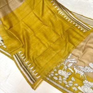 Tussar Dyed Silk Saree | S89