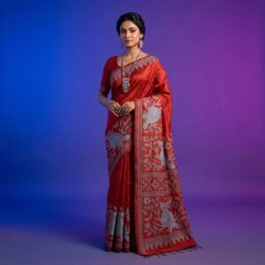Exquisite Bishnupuri Silk Saree | S93