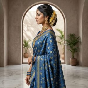 Elegant Semi Bangalore Silk Saree | S101