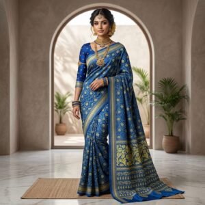 Elegant Semi Bangalore Silk Saree | S101