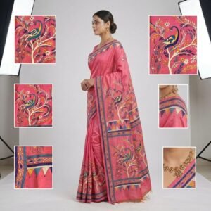 Elegant Bishnupuri Silk Saree | S99
