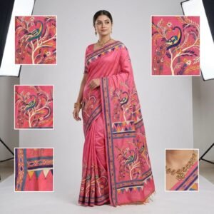 Elegant Bishnupuri Silk Saree | S99