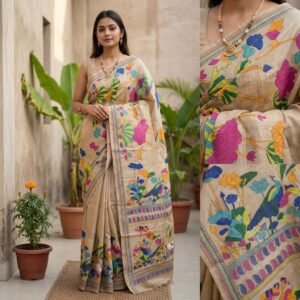 Elegant Gachi Tussar Saree – Perfect Summer Choice | S105