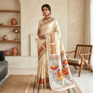 Elegant Tussar Silk Saree | S107