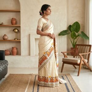 Elegant Tussar Silk Saree | S107