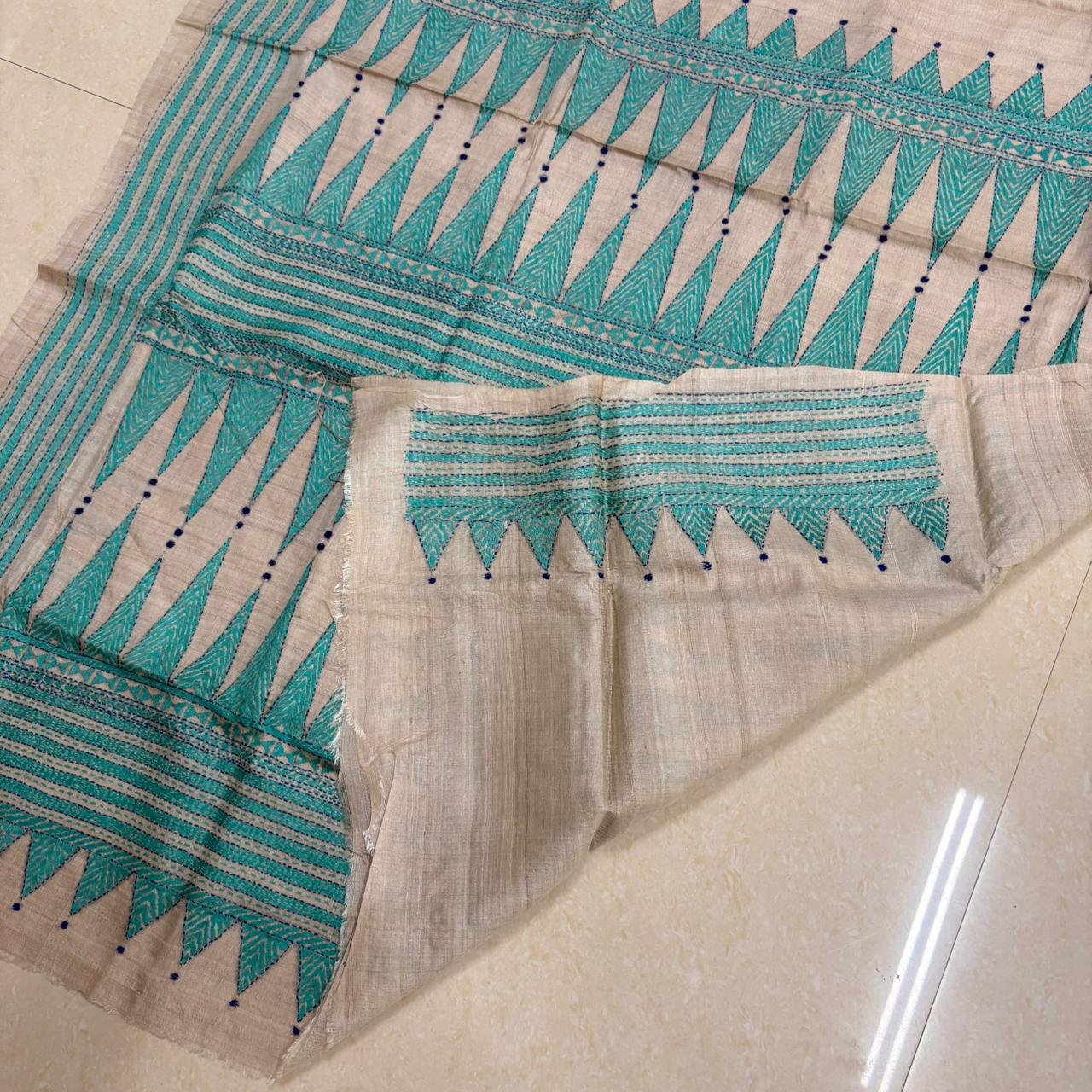 Elegant Tussar Silk Saree | s108 6 Elegant Tussar Silk Saree | s108 - Image 4