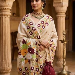 Elegant Tussar Silk Saree | s112