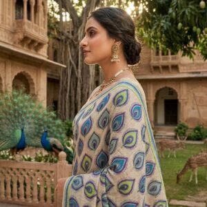 Elegant Vidarbha Tussar Saree | s113