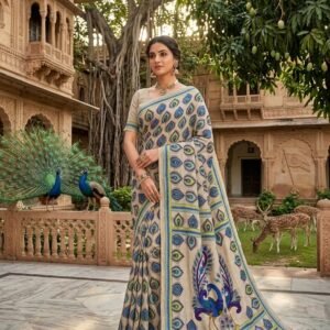 Elegant Vidarbha Tussar Saree | s113