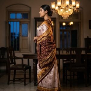 Bishnupuri Silk Saree: Timeless Elegance | s116