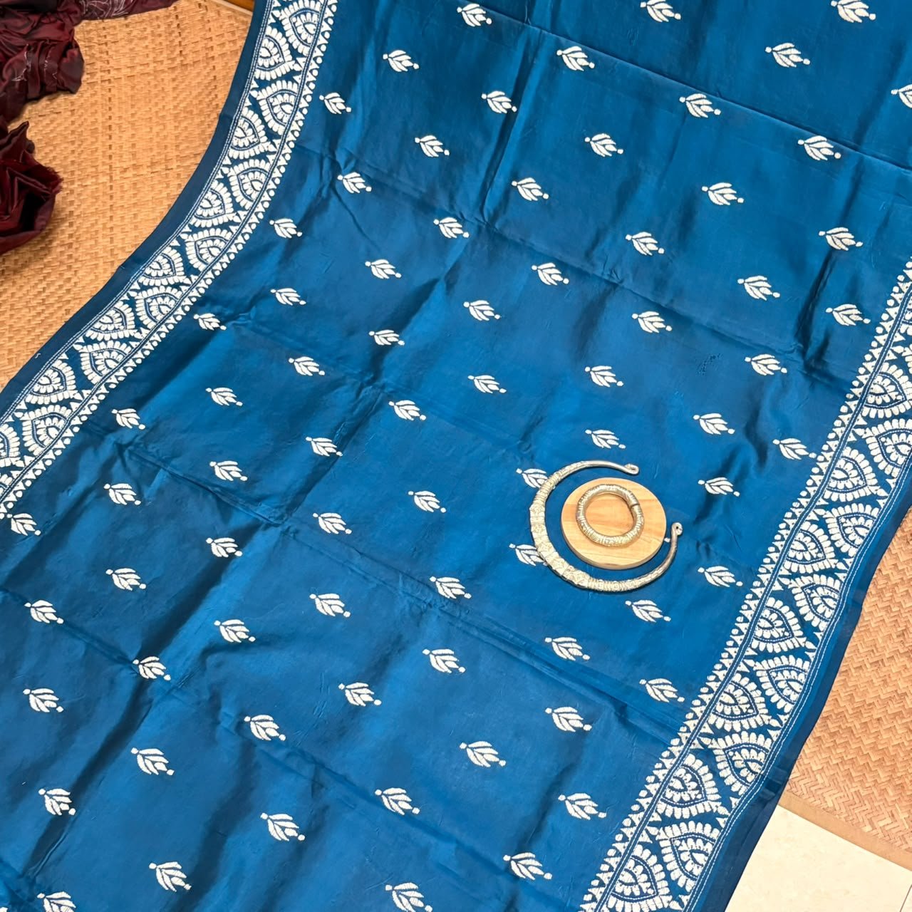 Bishnupuri Silk Saree | S118 6 Bishnupuri Silk Saree | S118 - Image 4